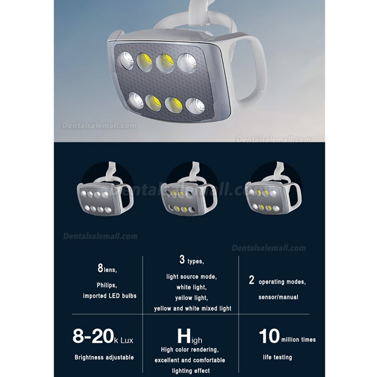 Tuojian® M200(L) Luxury Digital Dental Chair Unit Automatic Disinfection LCD Touch Screen